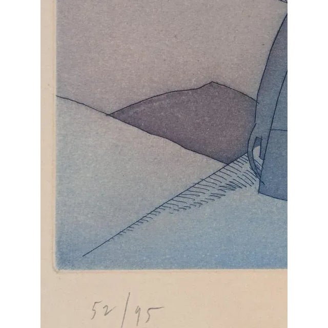 Jean Michel Folon, The Circular Ruins V, 1974, Etching For Sale - Image 6 of 9