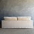 100% Hemp Slip Covered Sofa With Down Cushions For Sale - Image 12 of 13