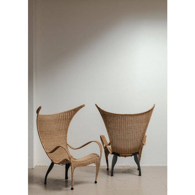 Italian Lounge Chairs, 1980s, Set of 2 For Sale - Image 13 of 13