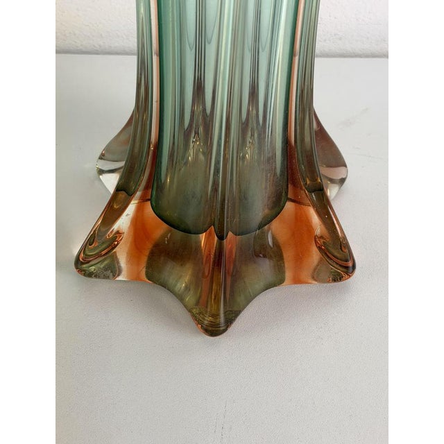 Large Vintage Murano Glass Vase, 1940s For Sale - Image 7 of 13