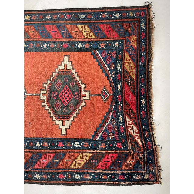 Antique Caucasian TUSCAN DREAM Long Runner Rug 3.7 x 14.9 For Sale - Image 15 of 15