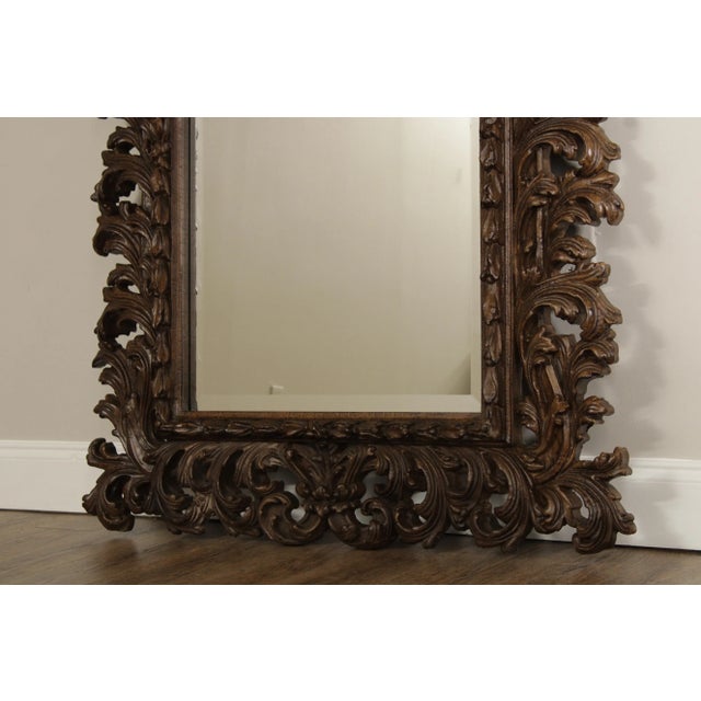 2000 - 2009 Timeless Reflections Rococo Style Carved Wall Mirror For Sale - Image 5 of 12