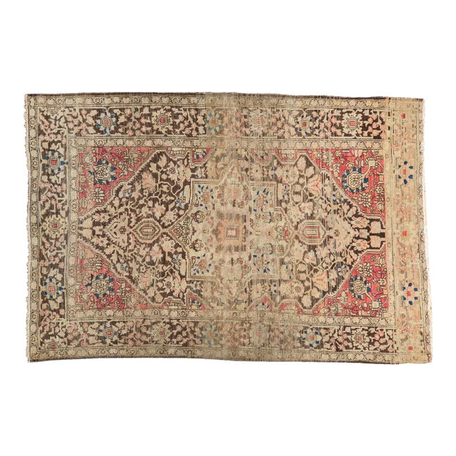 Antique Farahan Sarouk Rug - 3'2" X 4'8" For Sale