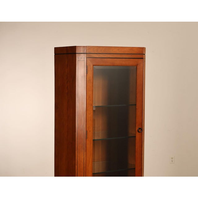 Stickley 21st Century Collection Cherry Curio Display Cabinet For Sale - Image 9 of 18