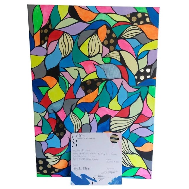 Priscilla Bilijam, Sills Resumé, 2024, Acrylic on Canvas For Sale - Image 3 of 9