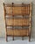 Wood Mid 20th-Century 3-Tier Tortoiseshell Bamboo Bookshelf – Folds Flat for Storage For Sale - Image 7 of 18