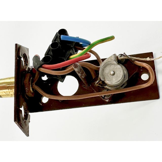 Mid-Century Scandinavian Modern Teak & Brass Sconce, 1960s For Sale - Image 10 of 12