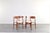 A set of four dining chairs designed by Ejner Larsen and Aksel Bender Madsen, two of the most respected figures of Danish...