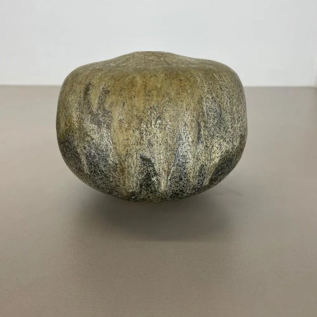 German Sculptural Studio Pottery Vase Object by Otto Meier, 1970s For Sale - Image 12 of 18