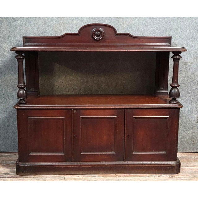 Very important parisian roll-top desk, charles x period, in mottled mahogany on all sides, circa 1820. upper panels in a...