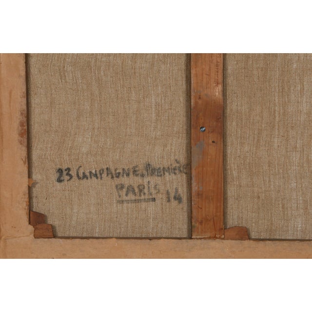 1950s Raymond Abner, Espace en Gris, Painting For Sale - Image 5 of 6