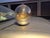 Metal Custom Made Amber Glass Table Lamp in Style of Sarffati For Sale - Image 7 of 7