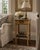 A beautiful Regency style nightstand or side table crafted in bird's eye maple with classical hand-painted details. The...