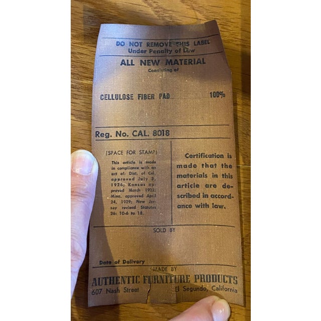 1920s Vintage Brown Wood Chairs - Set of 2 For Sale - Image 4 of 13