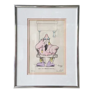 Framed and Singed Print “Broken Hearted” by Don Aceto