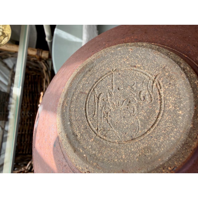Vintage Studio Pottery Stoneware Urn - Micheal Frasca & Richard Aerni For Sale - Image 12 of 13
