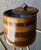 Circa 1970/1980 Sleek & Chic Walnut Wood Ice Bucket With Attached Insulated Glass Insert For Sale - Image 14 of 18
