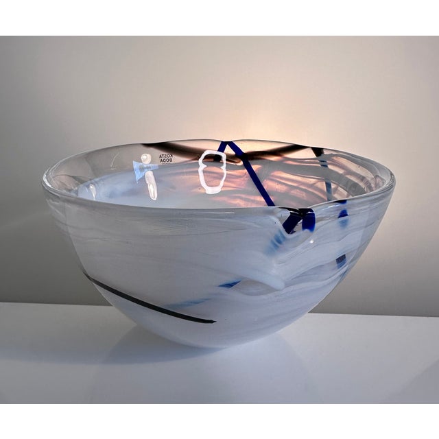 Early Edition Contrast Series Bowls in Mouth-Blown Art Glass by Anna Ehrner for Kosta Boda, Sweden, 2005, Set of 3 For Sale - Image 9 of 18