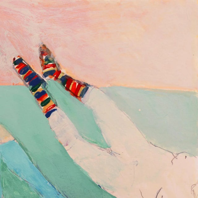 'Playing With Socks' by Inez Storer, 1978, San Francisco Women's College, San Francisco Art Institute For Sale In Monterey, CA - Image 6 of 9