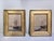 Boats in the Harbor. Oil Paintings on a Panel, Framed, Set of 2 For Sale - Image 10 of 10