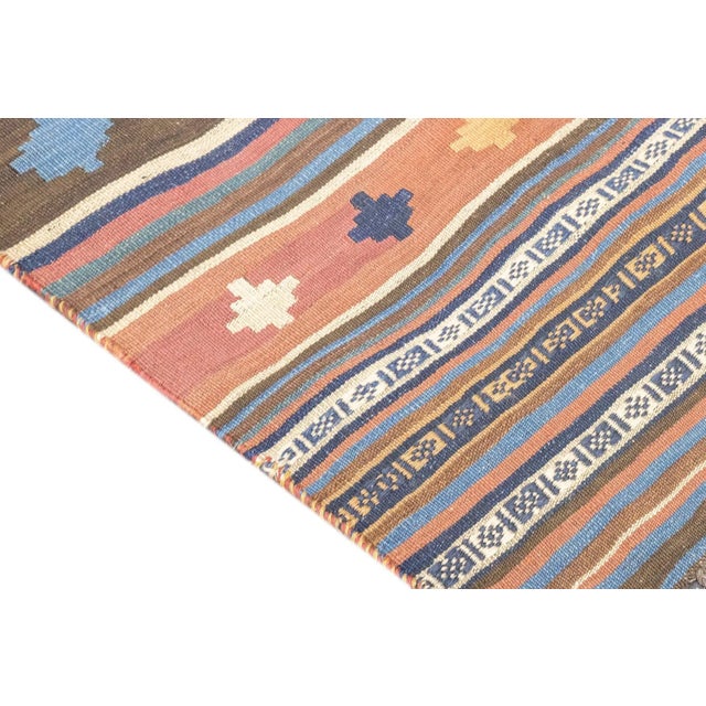 Fine Antique Persian Qashqai Kilim Rug 5'5'' X 8'2'' For Sale In New York - Image 6 of 12