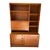 Domino Møbler Mid Century Modern Danish Teak Two Part Bookcase Wall Unit For Sale