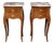 Louis XV Style Marquetry Bedside Tables, 1960s, Set of 2 For Sale