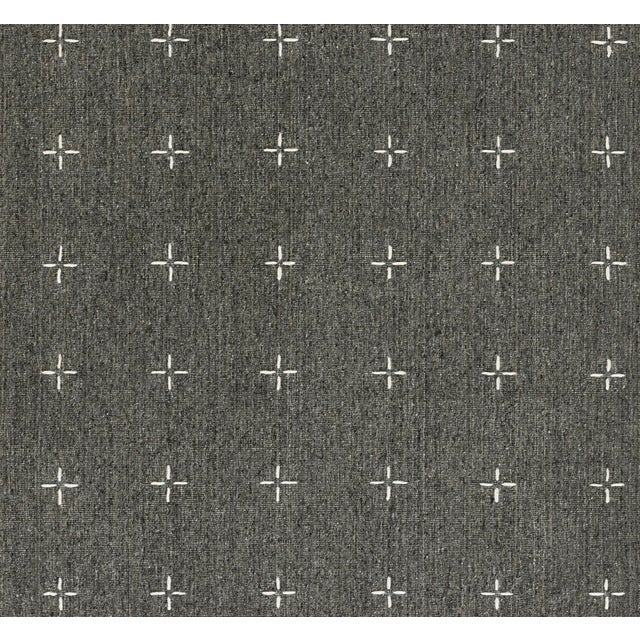 Charcoal Momeni Oliver Charcoal Hand Loomed Area Rug 9' X 12' For Sale - Image 8 of 9