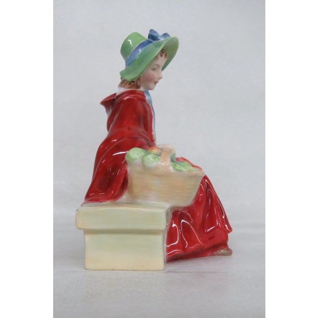 Red Royal Doulton Linda Hn2106 Bone China Porcelain Figurine For Sale - Image 8 of 11