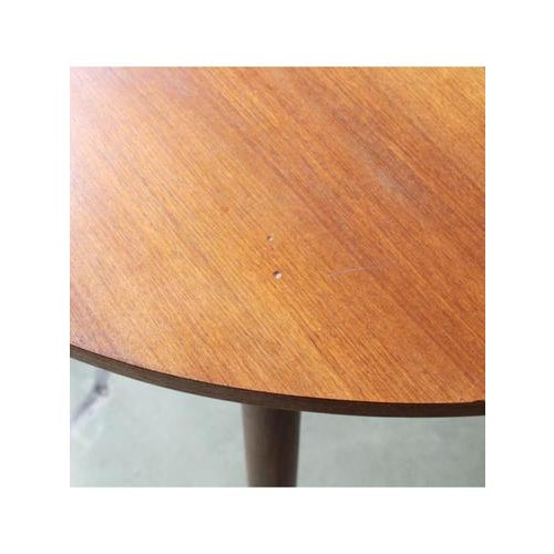 Wood Round Extendable Table, Italy, 1960s For Sale - Image 7 of 15