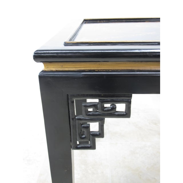 Gilded Chinoiserie Style Side Table For Sale - Image 12 of 13