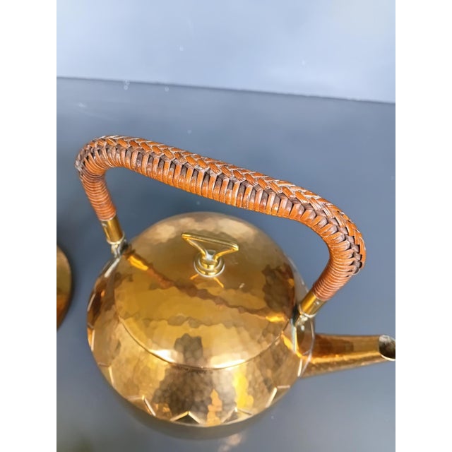 Copper 1900s WMF Samovar Art Nouveau Jugendstil Copper and Brass Liberty Style For Sale - Image 8 of 14