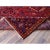 1960 10'x12'9" Berry Red Pure Wool Tribal Weaving Vintage Persian Heriz Oriental Rug For Sale - Image 10 of 12