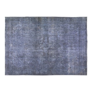 Vintage Hand Knotted Wool Rug, 9'x12'7" For Sale
