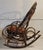 19thc Childs Bentwood Rocker W/Suede Seat Cushion For Sale - Image 4 of 6