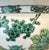 Vintage Hand Painted Gold Imari Green and White Cachepot / Cache Pot / Jardinere/ Fishbowl Planter With Peacock Motif For Sale In Dallas - Image 6 of 8