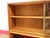 Brown Mid Century Modern Vintage Teak Bookcase Glass Door Display Cabinet For Sale - Image 8 of 9