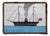 Matt Rix, Naive Style Early Steam Ship Sail Boat, Oil on Board For Sale