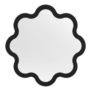 Large Statement Contemporary Round Mirror – Hvyli Round 90 by Oitoproducts For Sale
