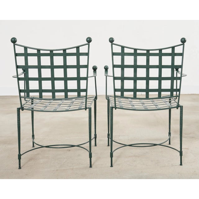 Mario Papperzini for Salterini Iron Garden Dining Suite, Attributed For Sale - Image 12 of 12