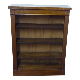 Vintage English Mahogany Bookshelves For Sale
