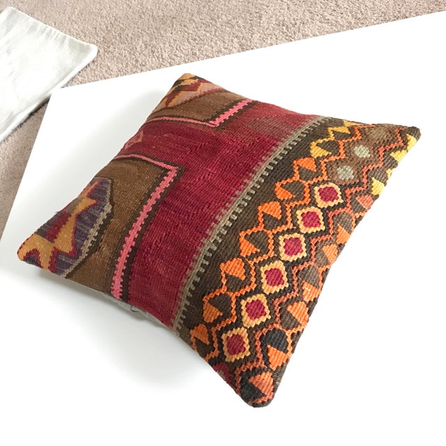 Vintage Turkish Anatolian Rug Kilim Pillow Cover-Woven ... (640 x 640 Pixel)
