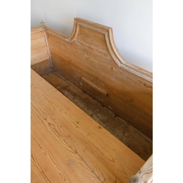 19th Century Swedish Pine Bench or Day Bed For Sale - Image 11 of 12