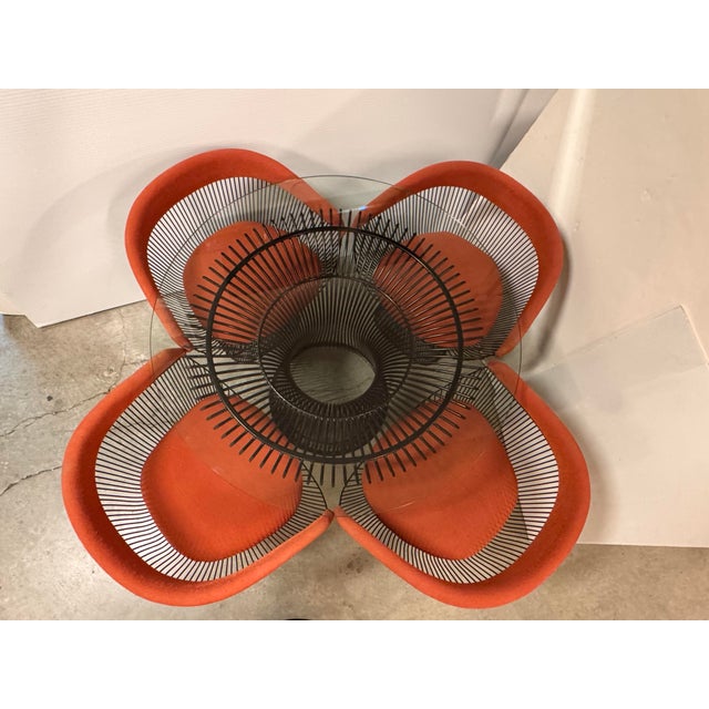 Mid-Century Modern Warren Platner for Knoll International Platner Table + Armchairs, Set For Sale - Image 3 of 12