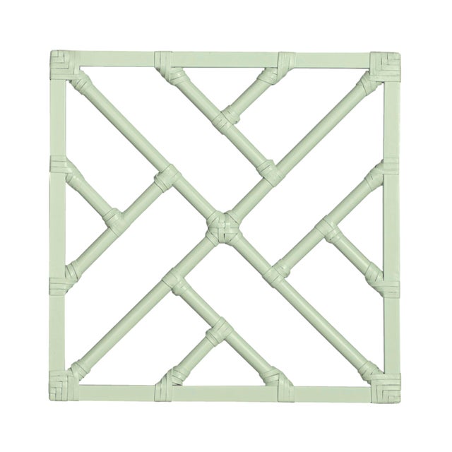 Light Green Chippendale Writing Desk - Celery Green For Sale - Image 8 of 9