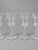 Mid 20th Century Set of 4, Baccarat France "Malmaison" Pattern Crystal Claret Wine Glasses For Sale - Image 5 of 7
