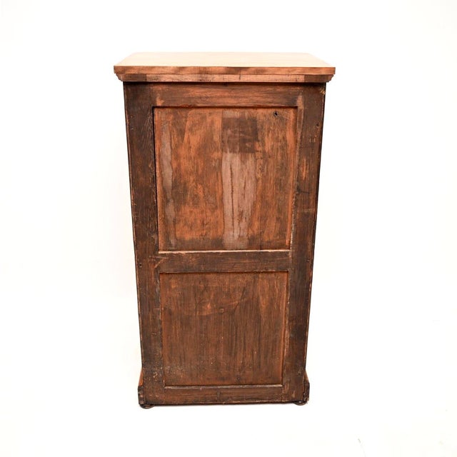 Antique Victorian Satinwood Chest of Drawers from Heal and Son, 1860 For Sale - Image 9 of 11