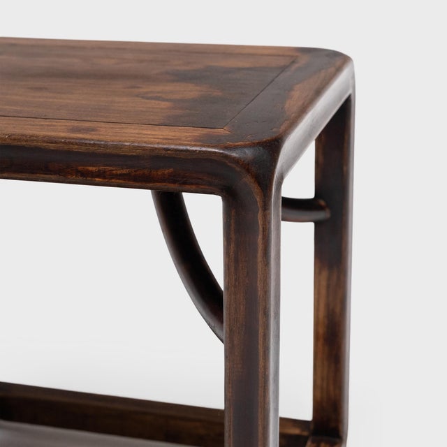 19th Century Chinese Round Corner Cube Table For Sale - Image 4 of 5