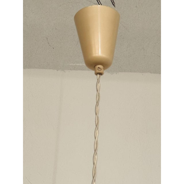 Cocoon Pendant Light attributed to Friedel Wauer for Goldkant Leuchten, 1960s For Sale - Image 10 of 14