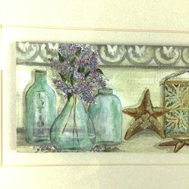 Set of Prints Framed and Matted Under Glass Beach Themed For Sale - Image 9 of 12